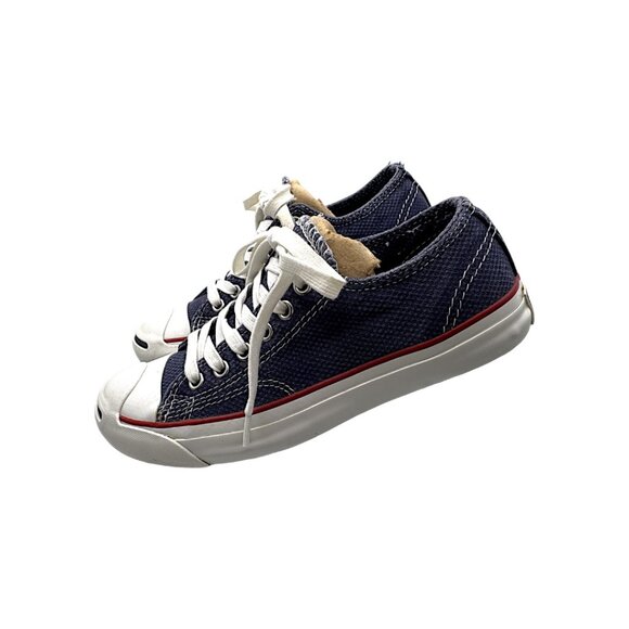 Converse Jack Purcell Low Top Navy Blue Canvas Sneakers 121556 | W- 6 / M- 4.5 - Picture 3 of 12
